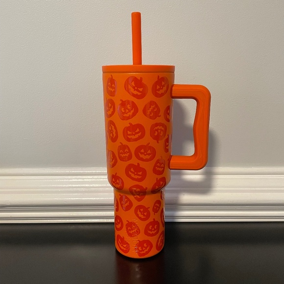 Simple Modern Halloween jack-o-lantern signature trek tumbler - Picture 1 of 13